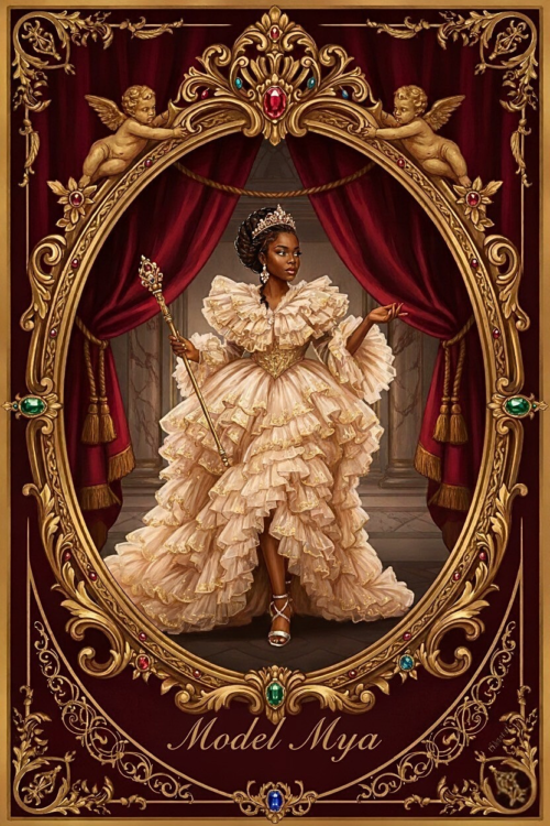 Model Mya Queen Me Playing Card